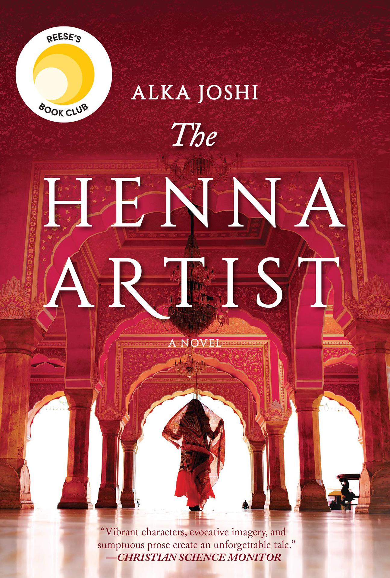 book cover for the henna artist by alka joshi