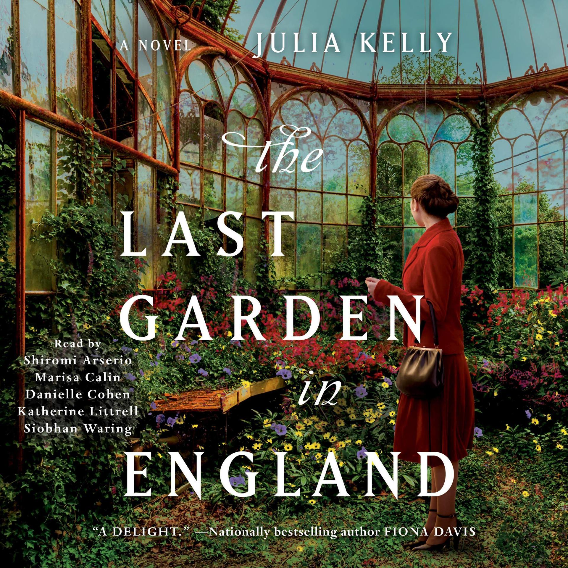 book cover for the last garden in england by julia kelly