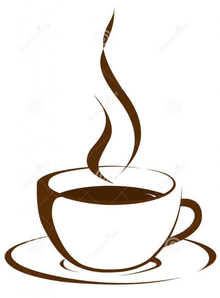 steaming coffee