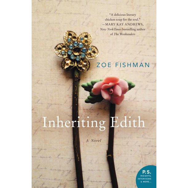 book cover for inheriting edith by zoe fishman