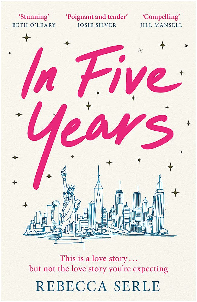 book cover for in five years by rebecca serle
