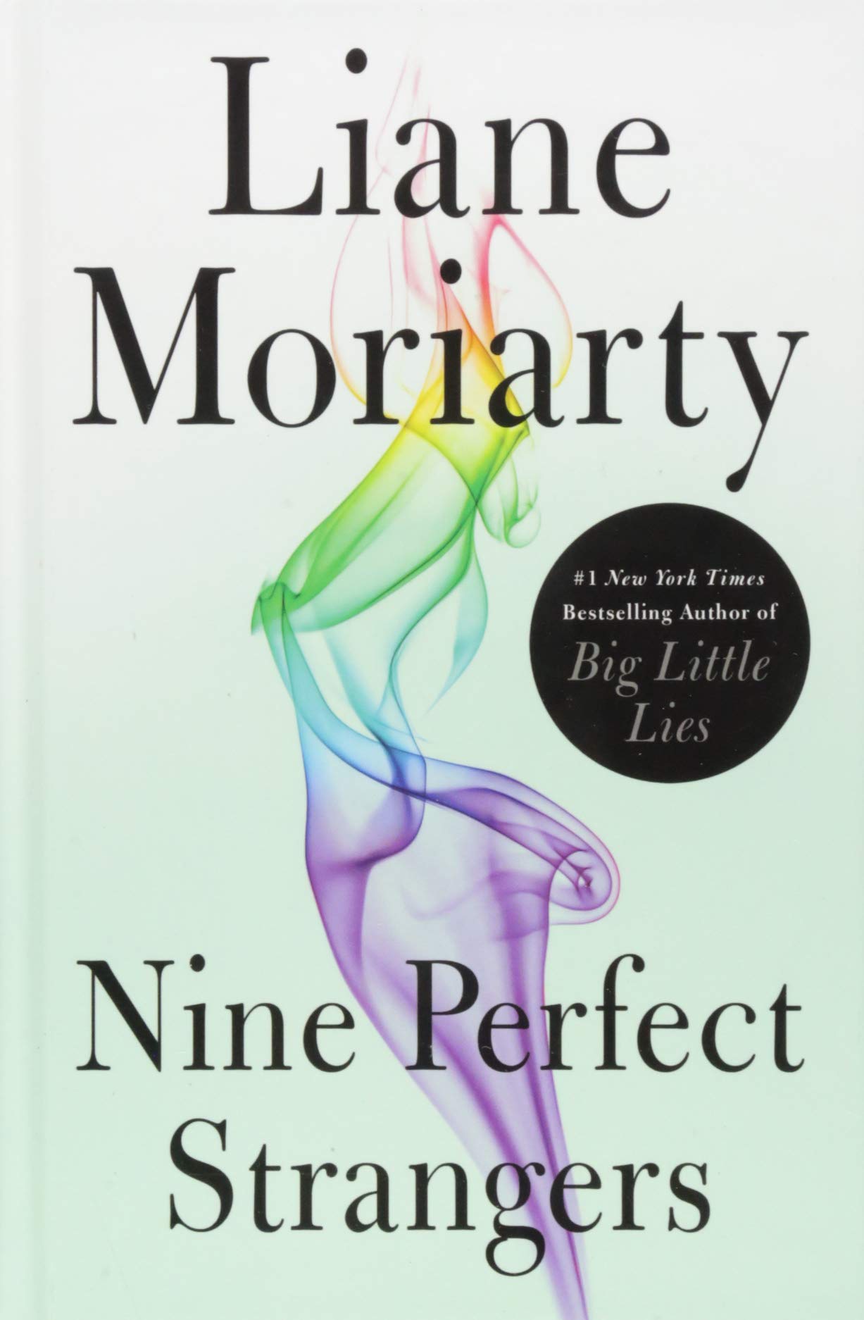 book cover for 9 perfect strangers by liane moriarty