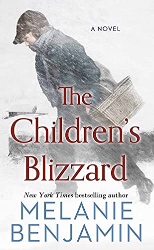 book cover for the children's blizzard by melanie benjamin