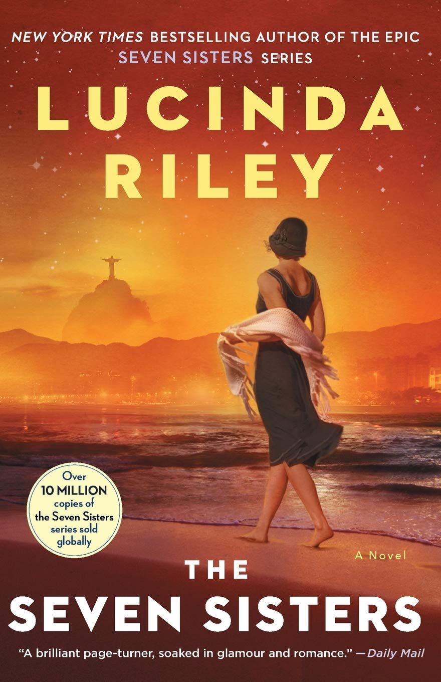 book cover for the seven sisters by lucinda riley