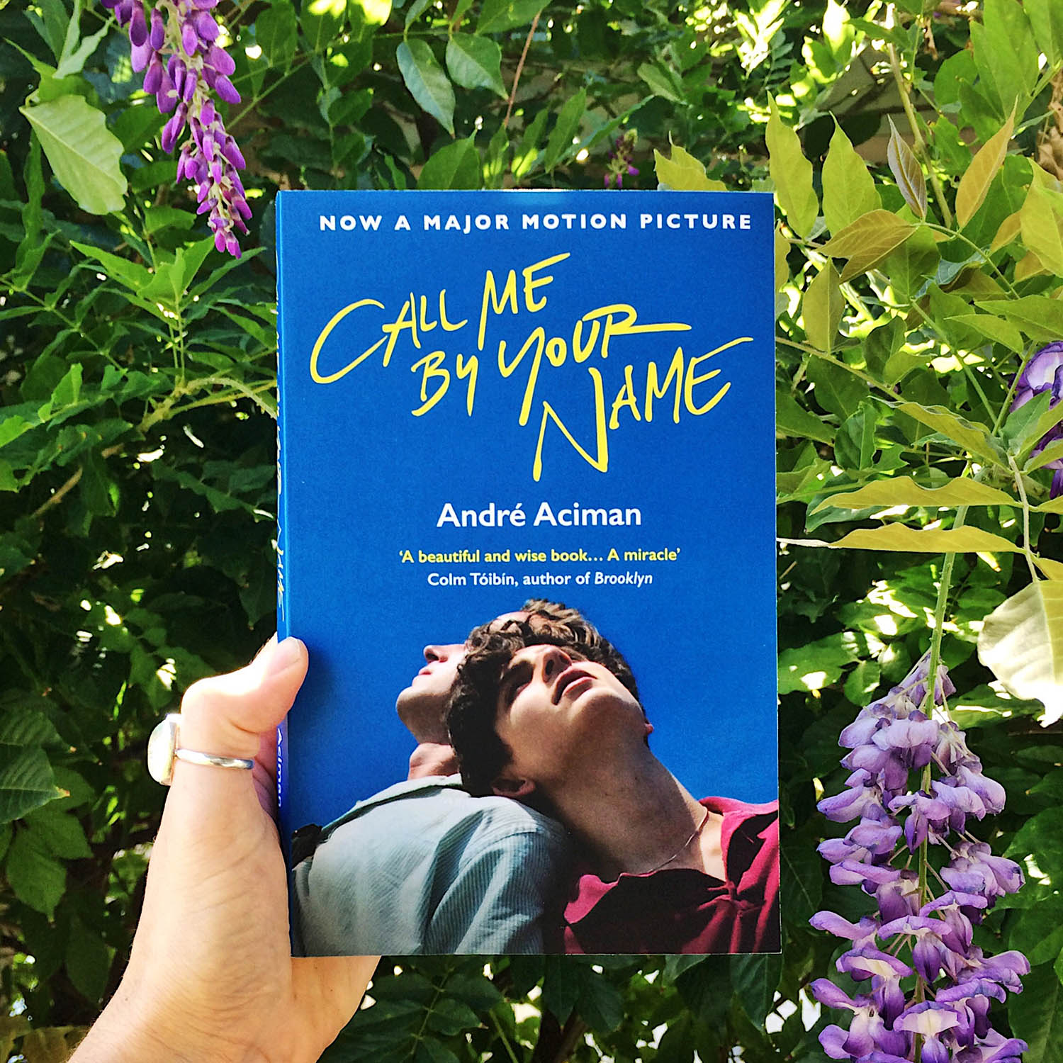 book cover for call me by your name by andre aciman