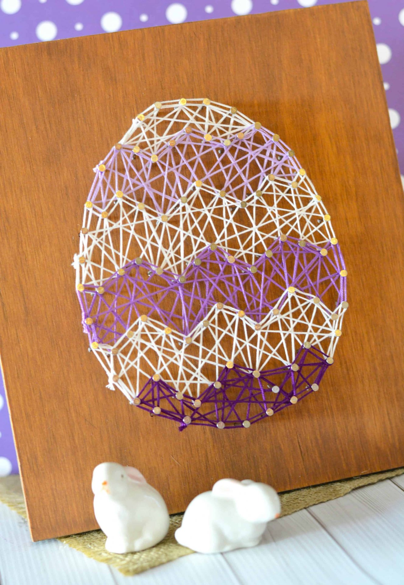 easter egg string art