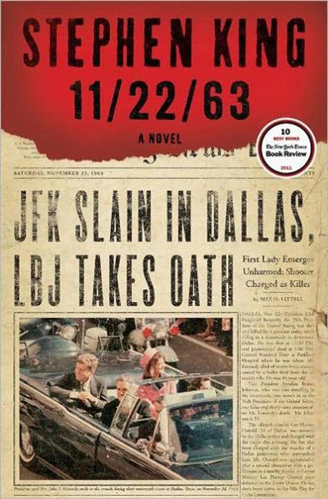 book cover for 11/22/63 by stephen king