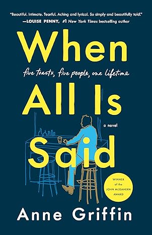 book cover for when all is said by anne griffin