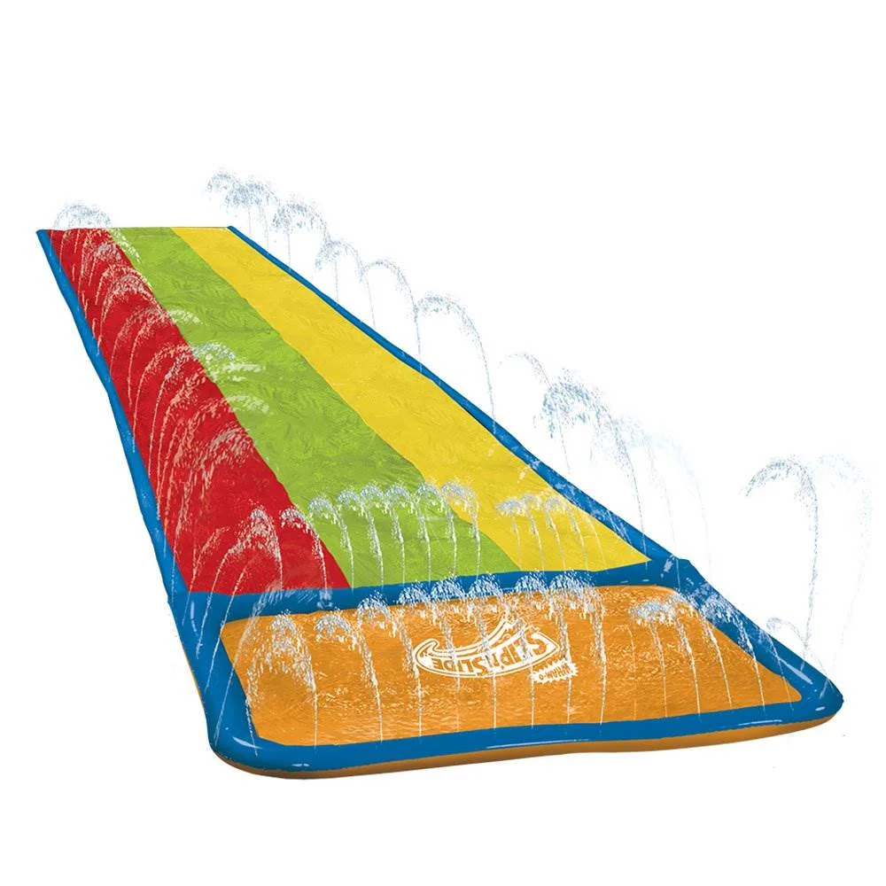 a colorful slip and slide