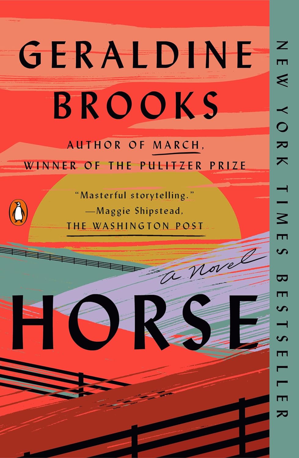 book cover for horse by geraldine brooks