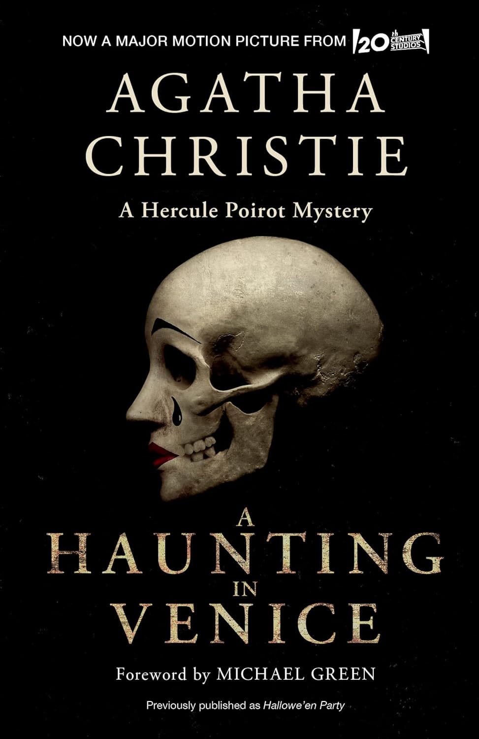 book cover for a haunting in venice by agatha christie