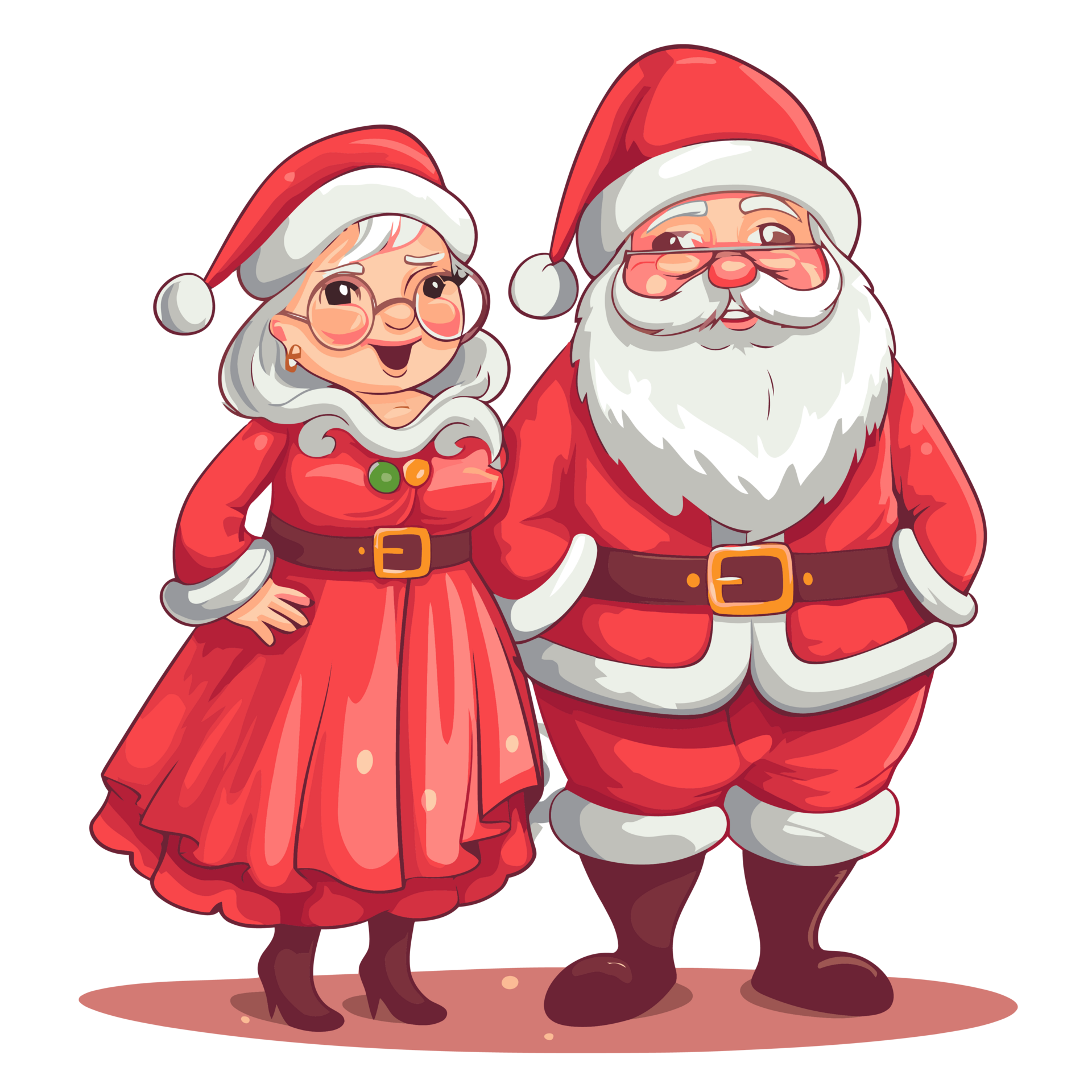 Mrs. Claus and Santa