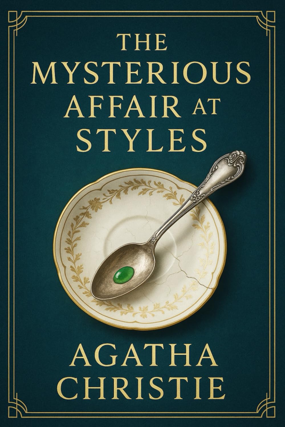Book Cover of The Mysterious Affair at Styles, written by Agatha Christie.