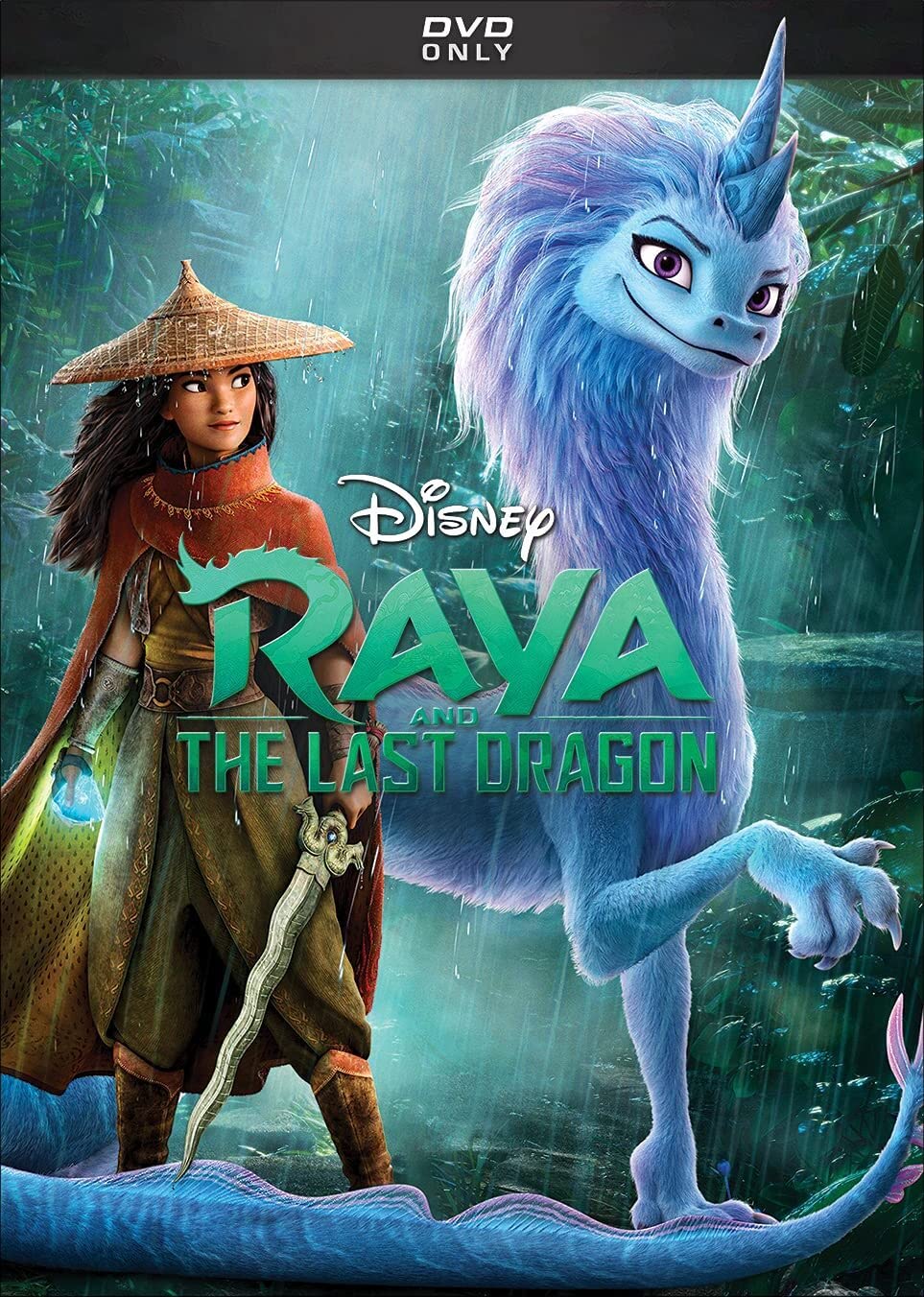 Cover of Raya and the Last Dragon on DVD
