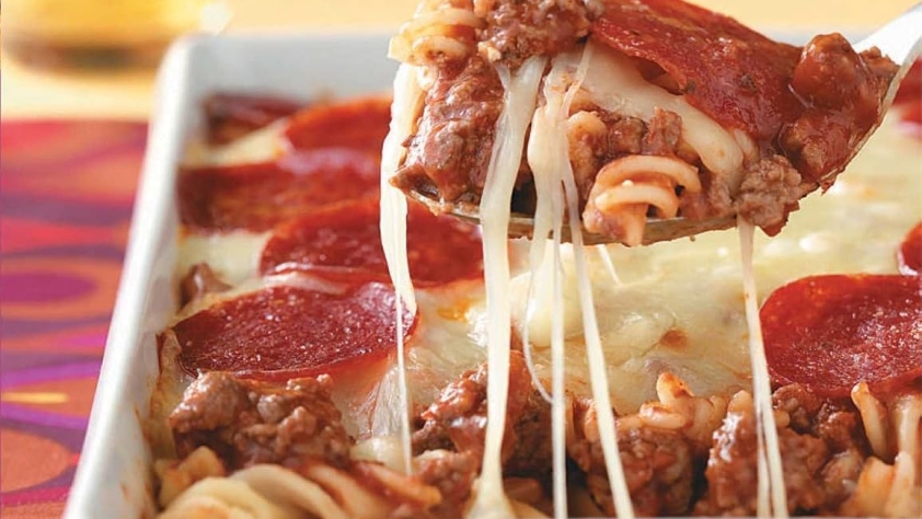 Taste of Home Casseroles book cover with cheesy casserole on the cover