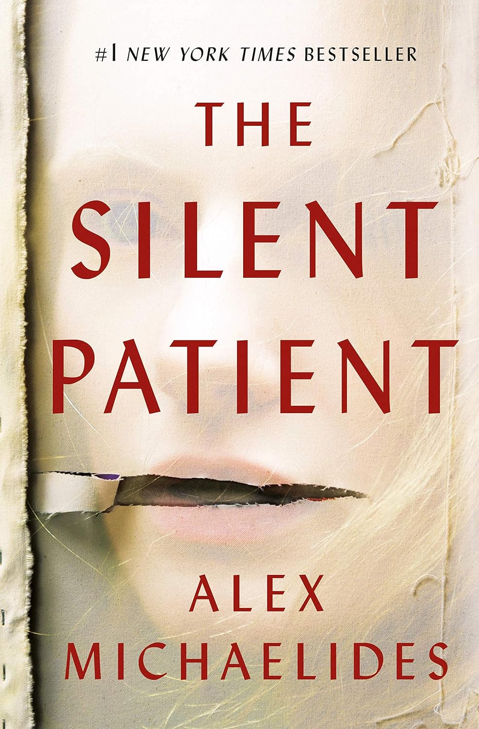 The Silent Patient, written by Alex Michaelides book cover